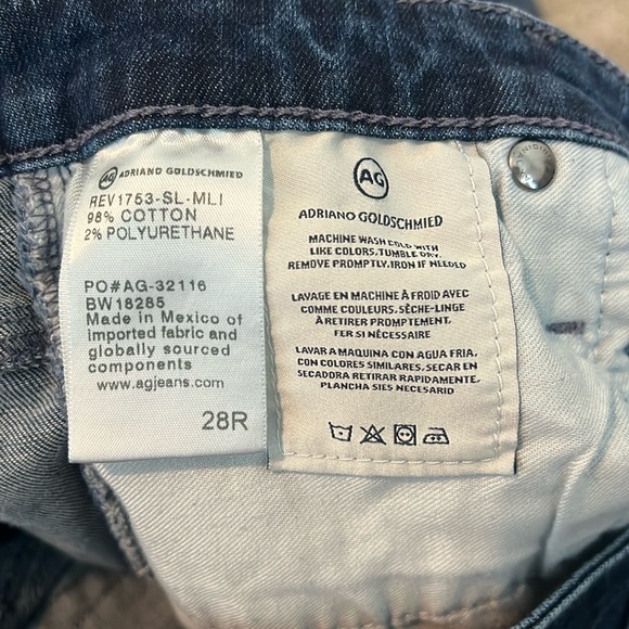 AG The Isabelle High-Rise Straight Crop Denim - Picture 2 of 4